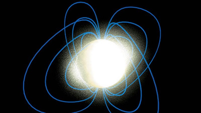 Forskere forsøger at forstå de kraftige magnetfelter i stjerner, som stadig byder på mange mysterier. (Illustration: ESA)