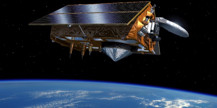 ESA's Sentinel-6 klimamission, består af 2 ens satellitter, støttes af EU og skal observere verdenshavenes højde. Den første af de to satellitter bev sendt op i 2020. (Foto: ESA)