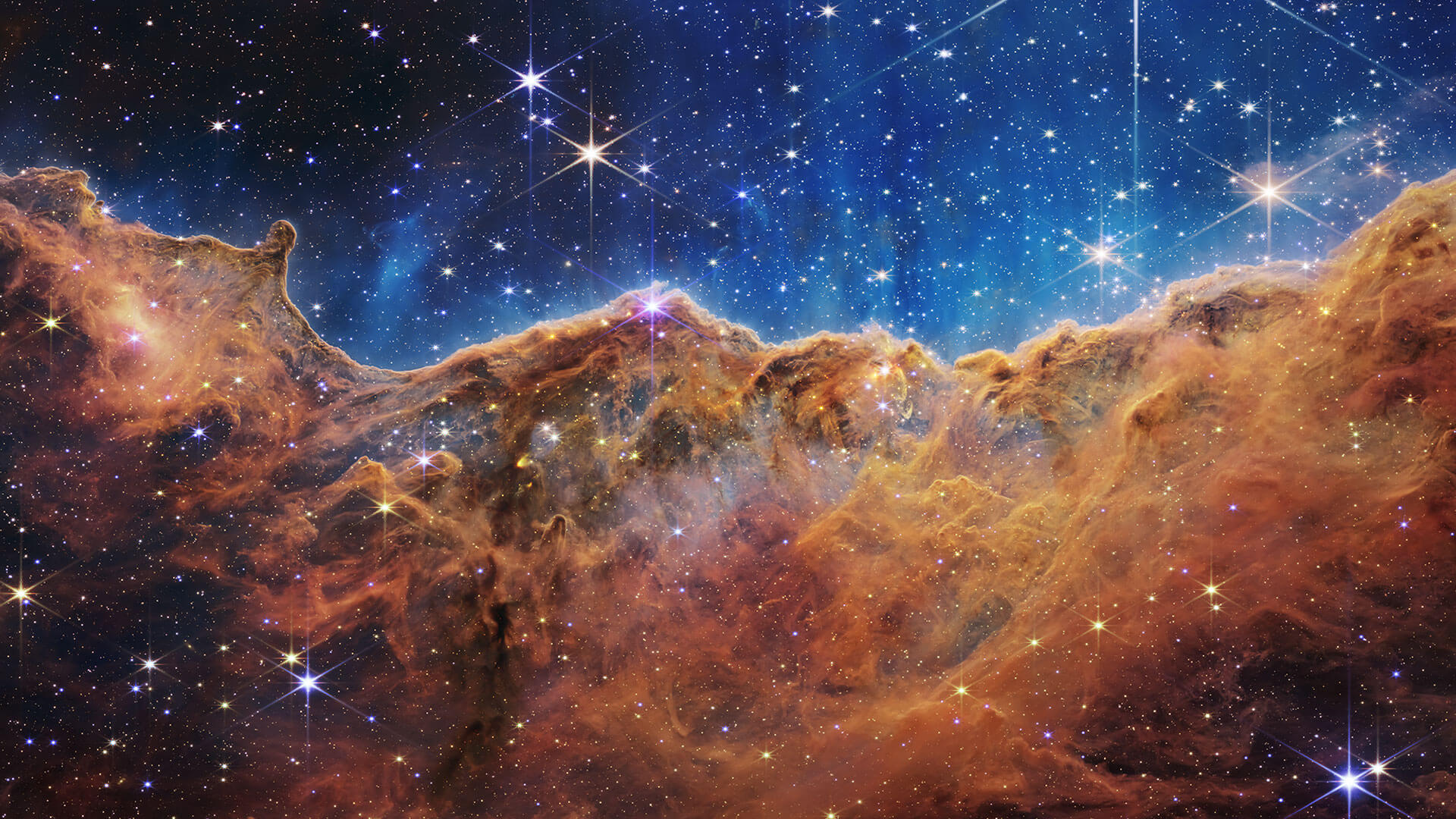 Billede af Carina Nebula galaksen