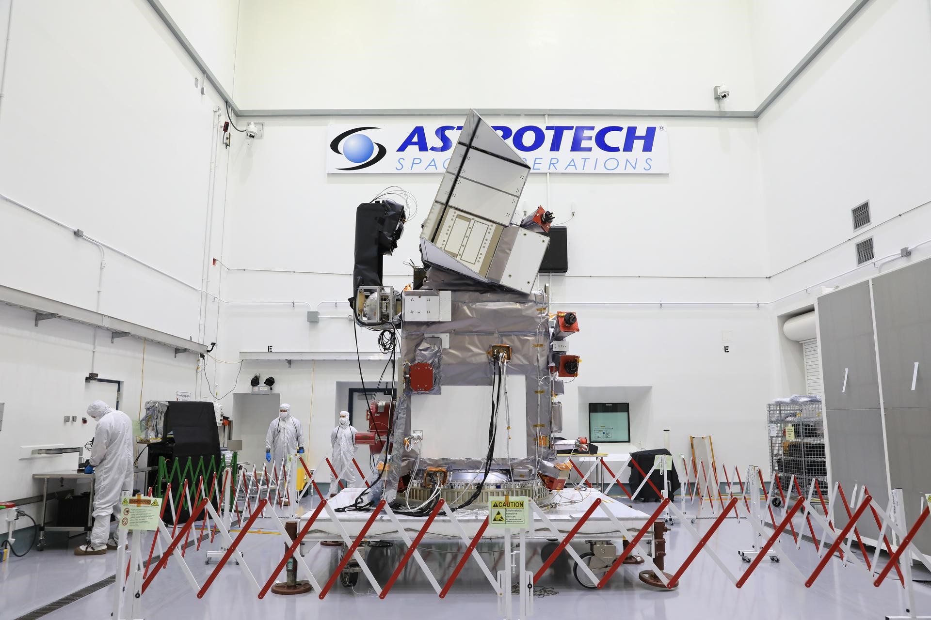 NASA's Klima-satellit PACE gøres klar tilopsendelse. (Foto: NASA)