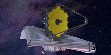 DTU Space har bidraget til rumteleskopet James Webb, der efter planen opsendes i 2018. (Foto: NASA)