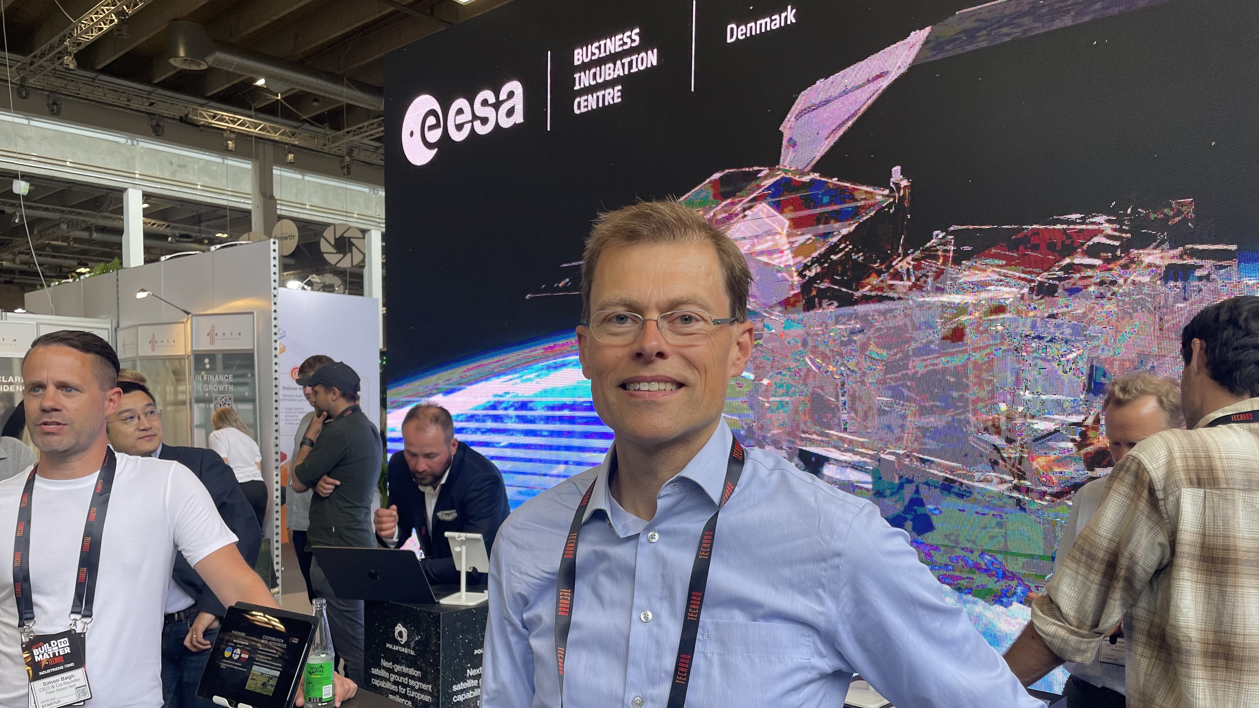 ESA’s Commercialisation Manager, Dr. Stefan Gustafsson, besøgte Danmark og DTU Space i august 2025 for blandt andet give en status på rumbaserede startups i Europa.