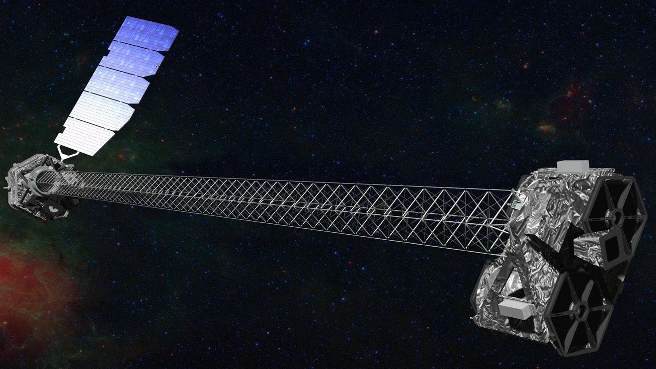 Nustar er en højenergimission opsendt i 2012, som DTU Space deltager i. (Illustration: NASA)