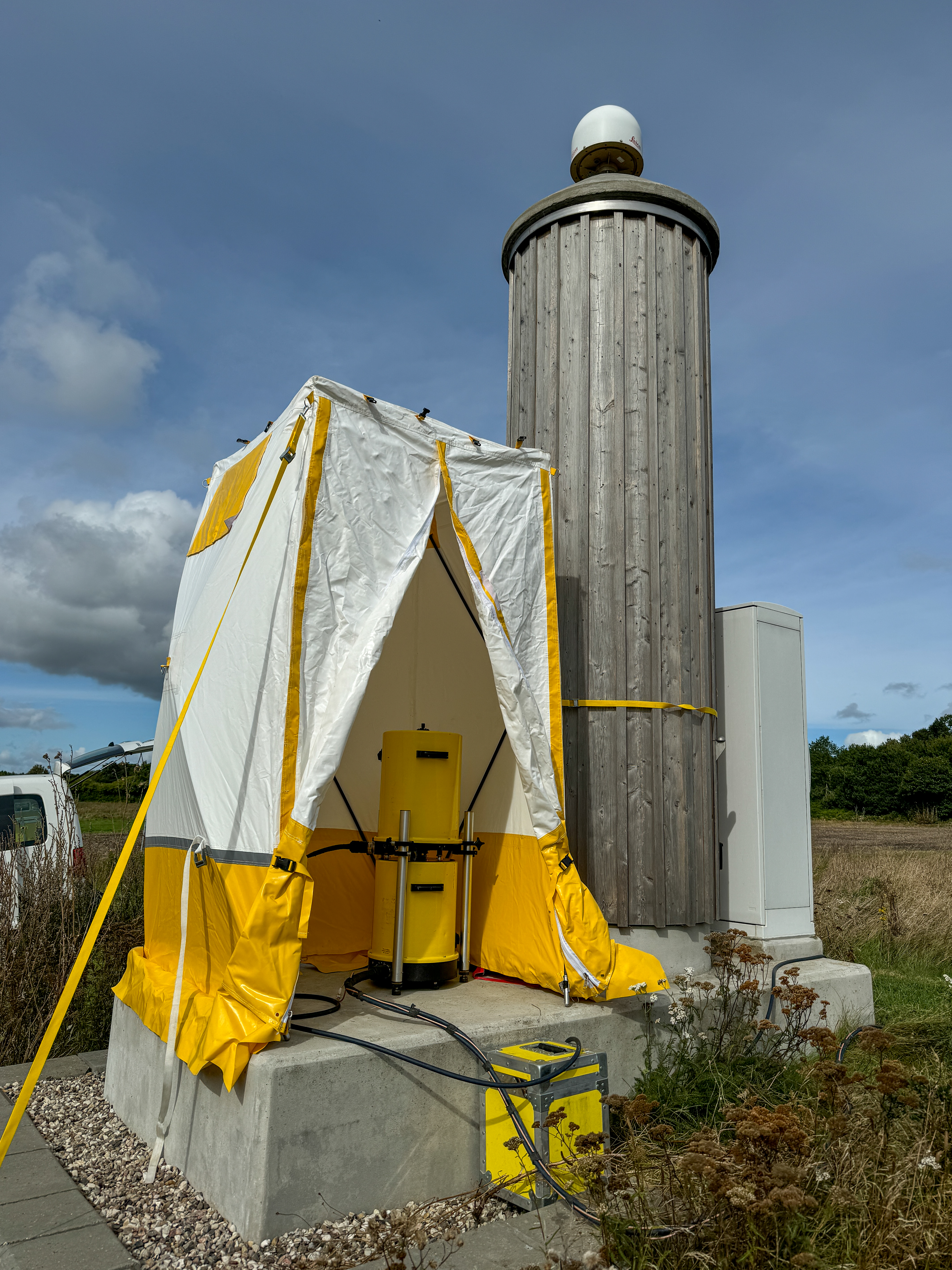 Absolute gravity measurements with A10-019 on Nyborg GNSS station of the precise Danish gravity network.