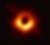 Først optagelse af et sort hul er offentliggjort 10. april 2019, det er optaget med EHT i galaksen Messier 87 (Foto: ESO/EHT)